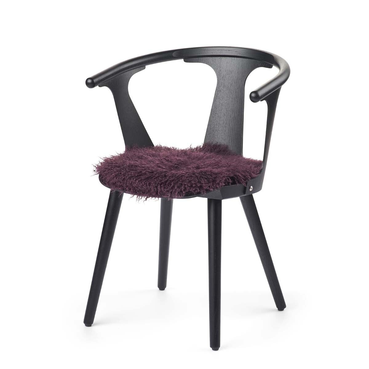 Lammfell Stuhlauflage | Tibet | D38 cm Sitzkissen | Sheepskinhouse.ch