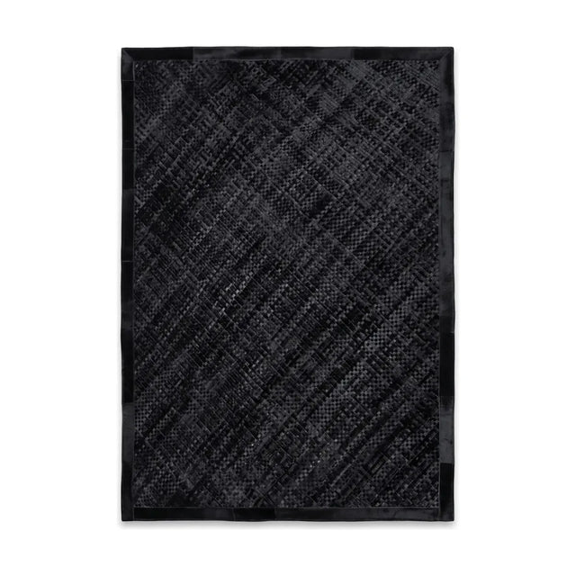 Schwarzer Kuhfell-Designteppich | Brasilien | 200x300 cm | 170x240 cm