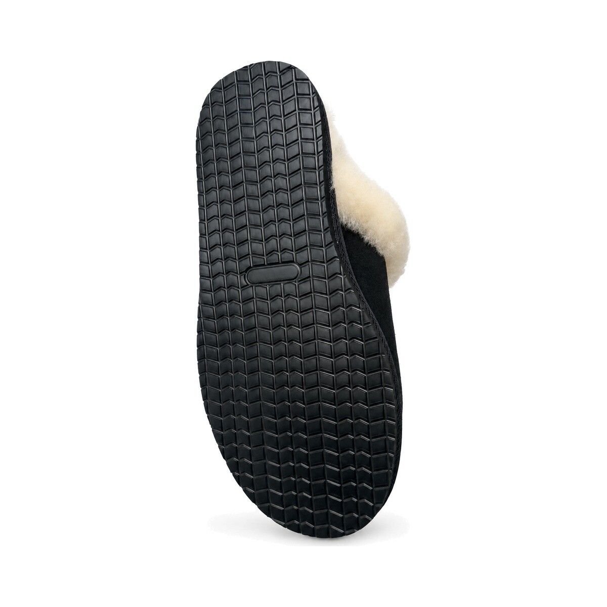 Nordic Curly Slippers | Lammfell Schwarz