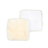 Sitzkissen | Langhaar | Neuseeland | Stoffrückseite | 40x40 cm Weiß