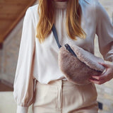 Saki Gürteltasche | Neuseeland | Lammwolle Beige