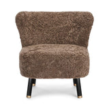 Emil Loungesessel | Lammfell Premium Taupe