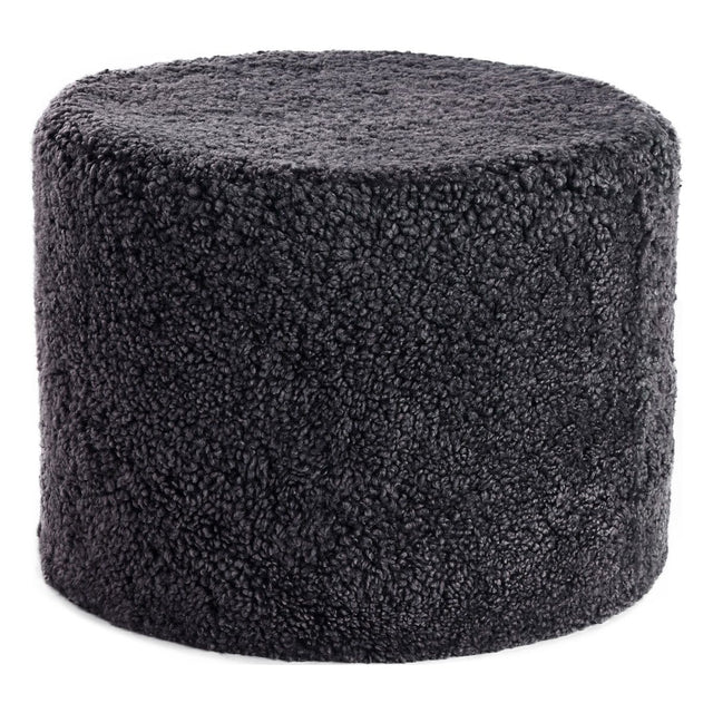 Lammfellpouf Premium | Kurzhaar | Neuseeland | D41x31 cm