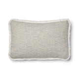 Lammfellkissen | Kurzhaar | Neuseeland | 100% Wolle | 52x52 cm | 34x52 cm Silber/Elfenbein