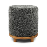Simon Pouf | Kurzhaar | Neuseeland | D46x52 cm Grafit