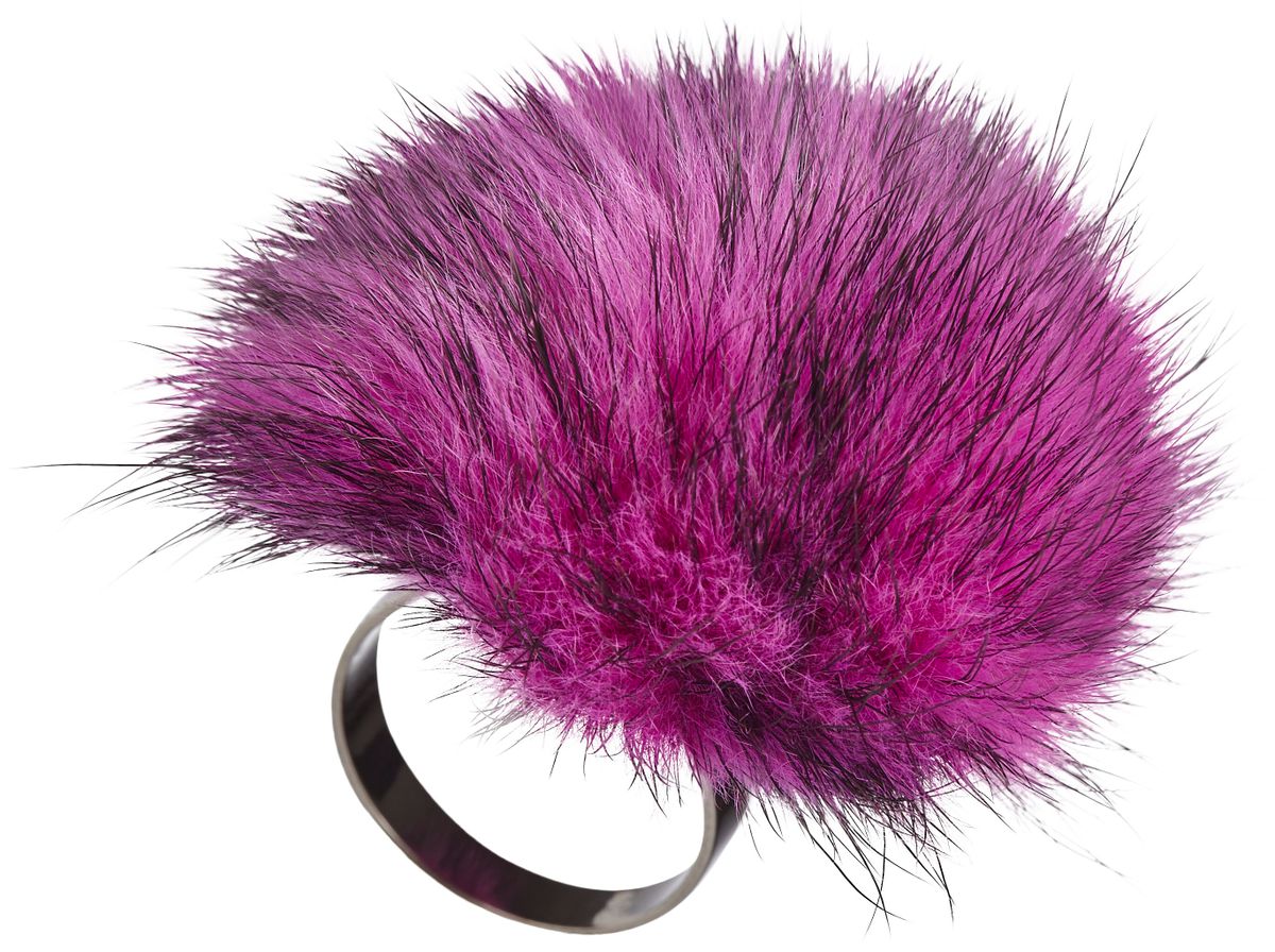 Pompon Ring | Nerz Modeaccessoire | Sheepskinhouse.ch