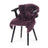 Lammfell Premium | Langhaar | Neuseeland | 90x60 cm Aubergine