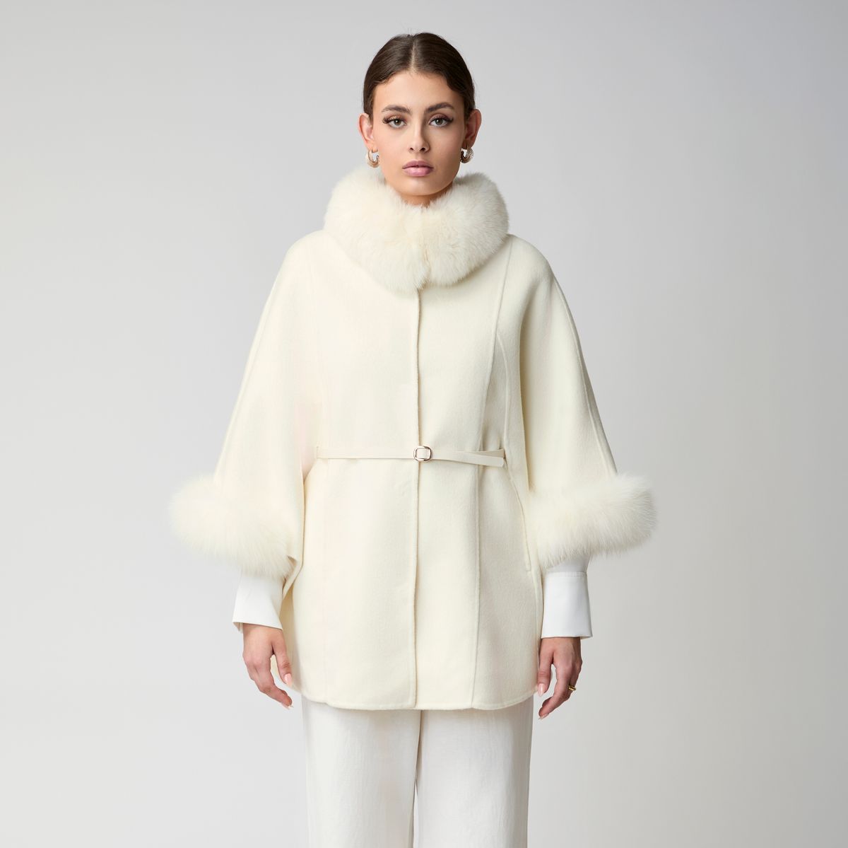 Lorraine Poncho | Wolle, Fuchs Ponchos | Sheepskinhouse.ch