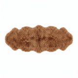 Fellvang Doppel-Lammfell | Langhaar | Neuseeland | 160 x 60 cm Toffee