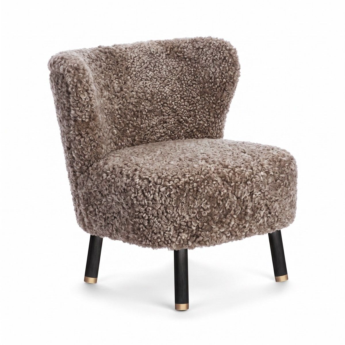 Emil Loungesessel | Premium Lammfell | Kurzhaar Cappuccino