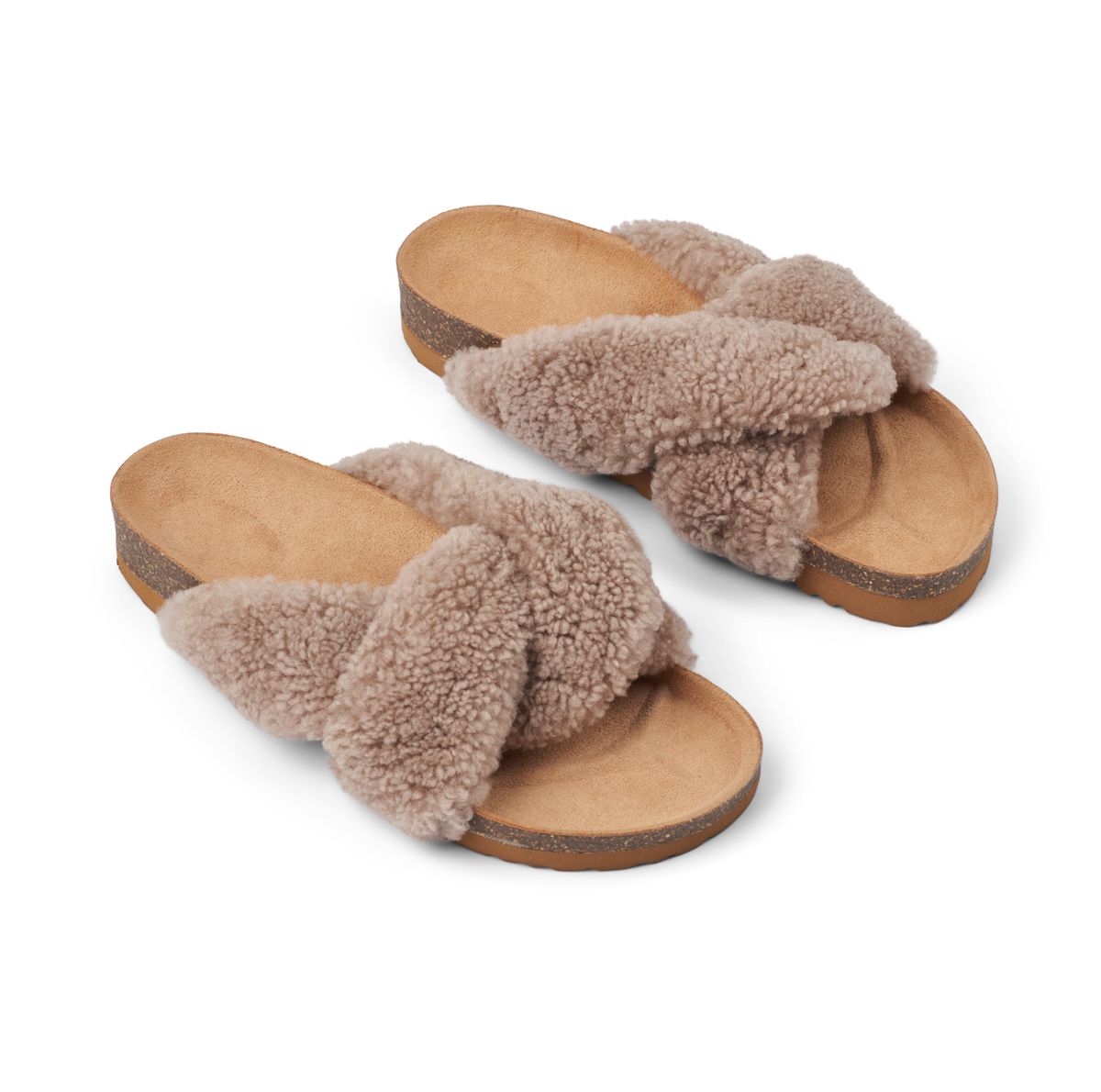 Lilly Kreuz Slippers | Neuseeland | Größe 35-42 Fellschuhe | Sheepskinhouse.ch