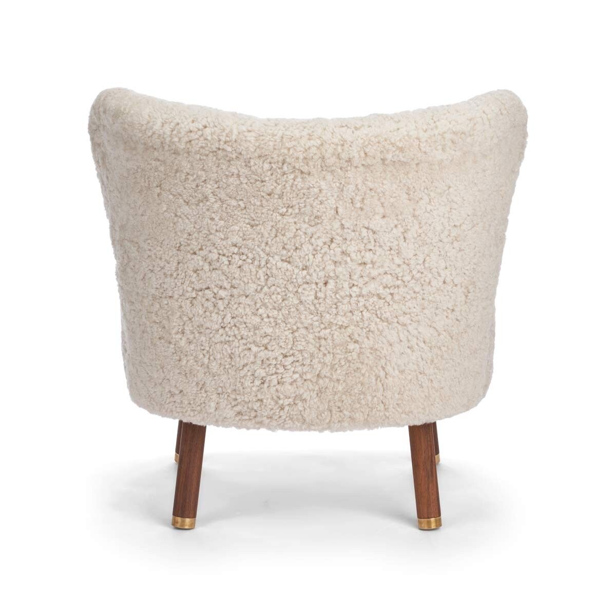 Emil Loungesessel | Premium Lammfell | Kurzhaar Beige