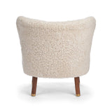 Emil Loungesessel | Premium Lammfell | Kurzhaar Beige