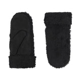 Iris Fäustlinge | Merino Lammfell Schwarz