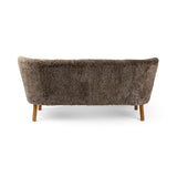 Emanuel Sofa | Zweisitzer | Design Möbel Taupe