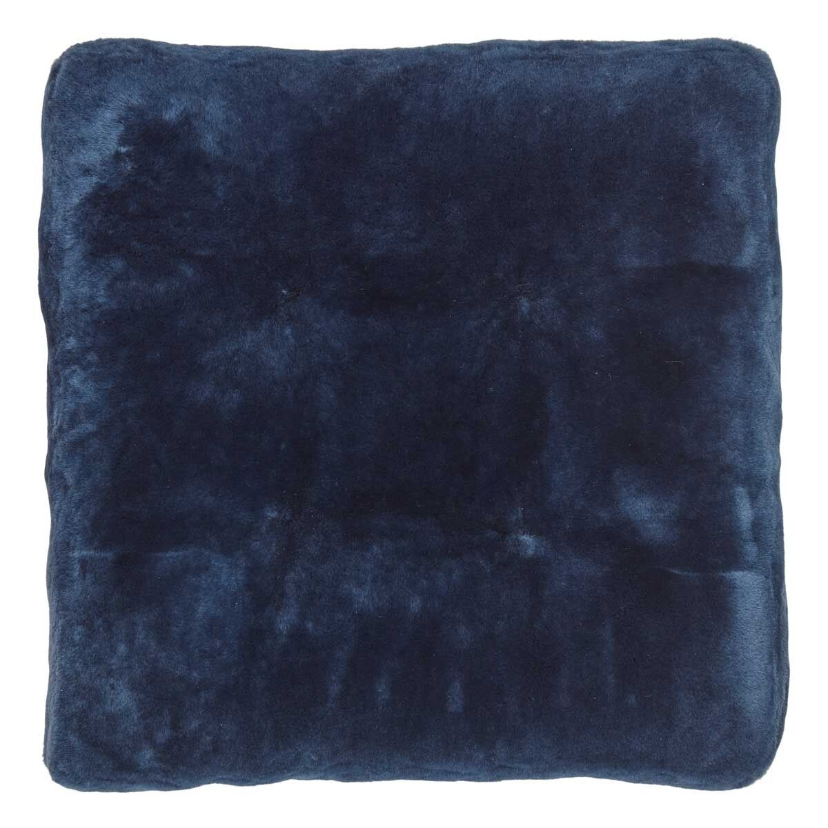 Lammfellkissen | Neuseeland | Mokassin | 45x45 cm Sitzkissen | Sheepskinhouse.ch