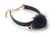 Nicki Armband | Nerz, Leder