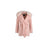 Charlott Mantel | Lammwolle, Fuchs Pink