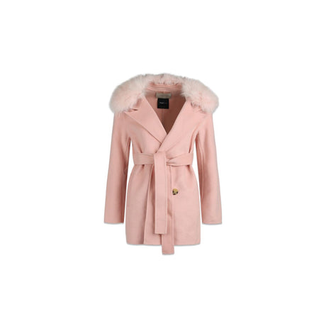 Charlott Mantel | Lammwolle, Fuchs Pink