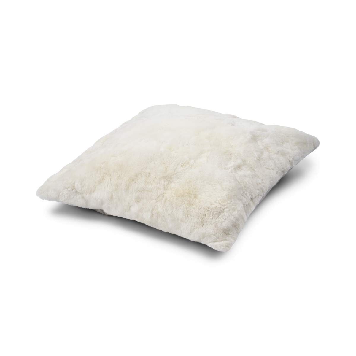 Maxi Float Wollkissen | Alpaka Wolle | Einseitig | 90x90 cm Fellkissen | Sheepskinhouse.ch
