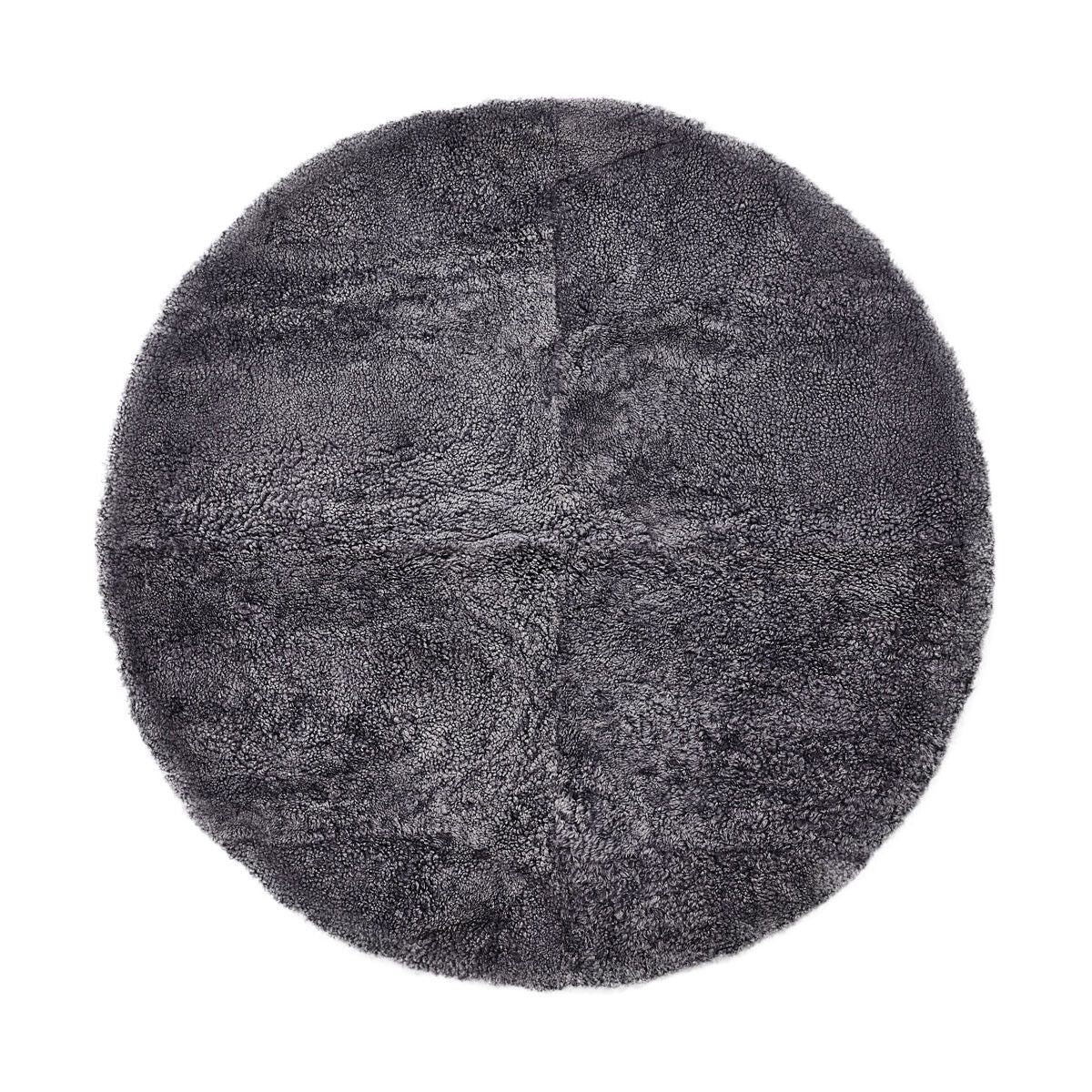 Lammfell Designerteppich | Kurzhaar | Neuseeland | D140 cm