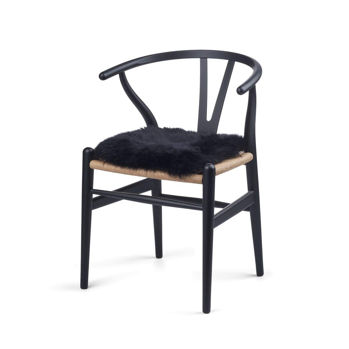 Sitzkissen Lammfell | Langhaar | Zero Waste | 35x35 cm Sitzkissen | Sheepskinhouse.ch