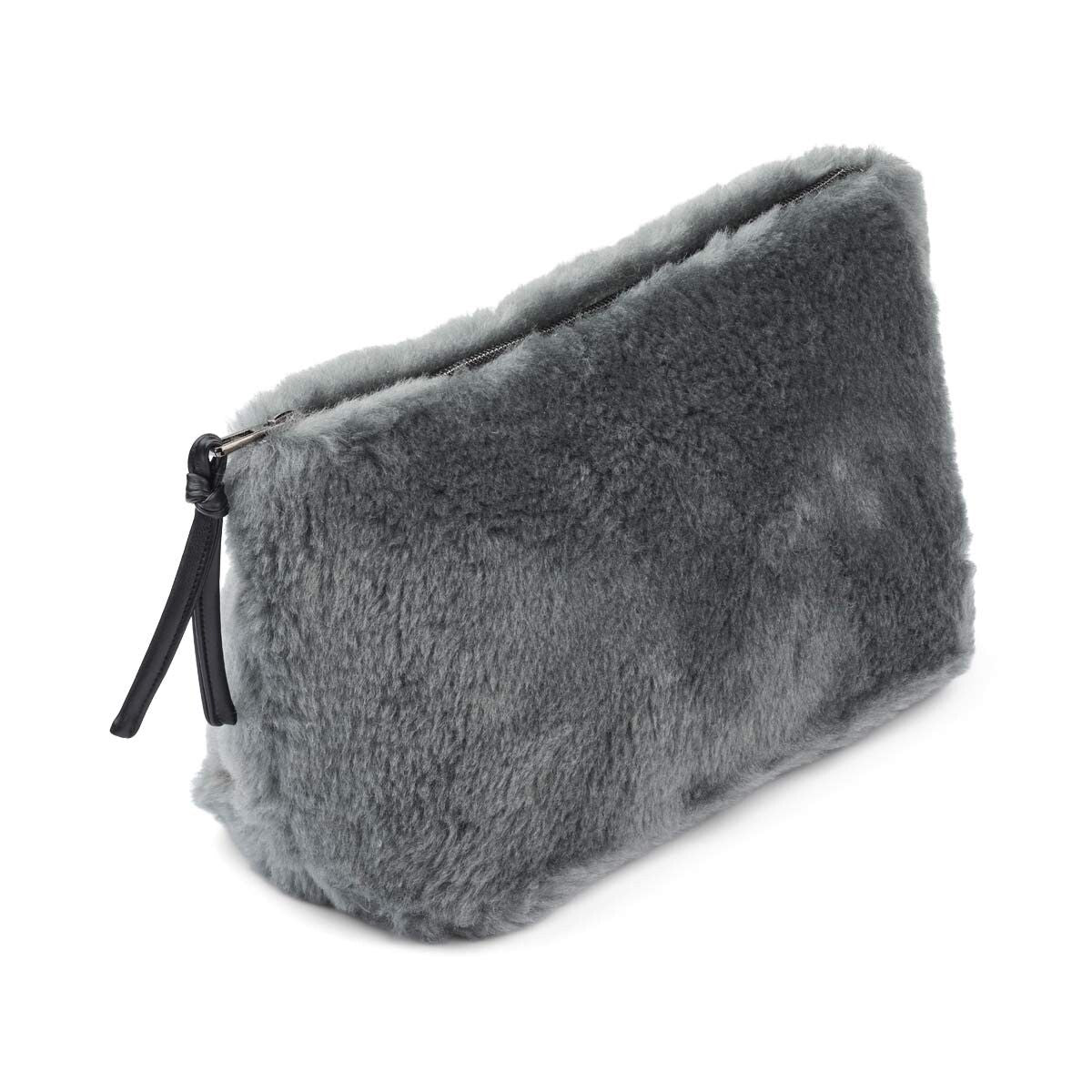 Maxi Havanna Clutch | Neuseeland | Lammwolle Blau/Grau