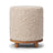 Simon Pouf | Kurzhaar | Neuseeland | D45x55 cm Beige