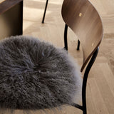 Lammfell Stuhlauflage | Tibet | D38 cm Arctic Sunrise