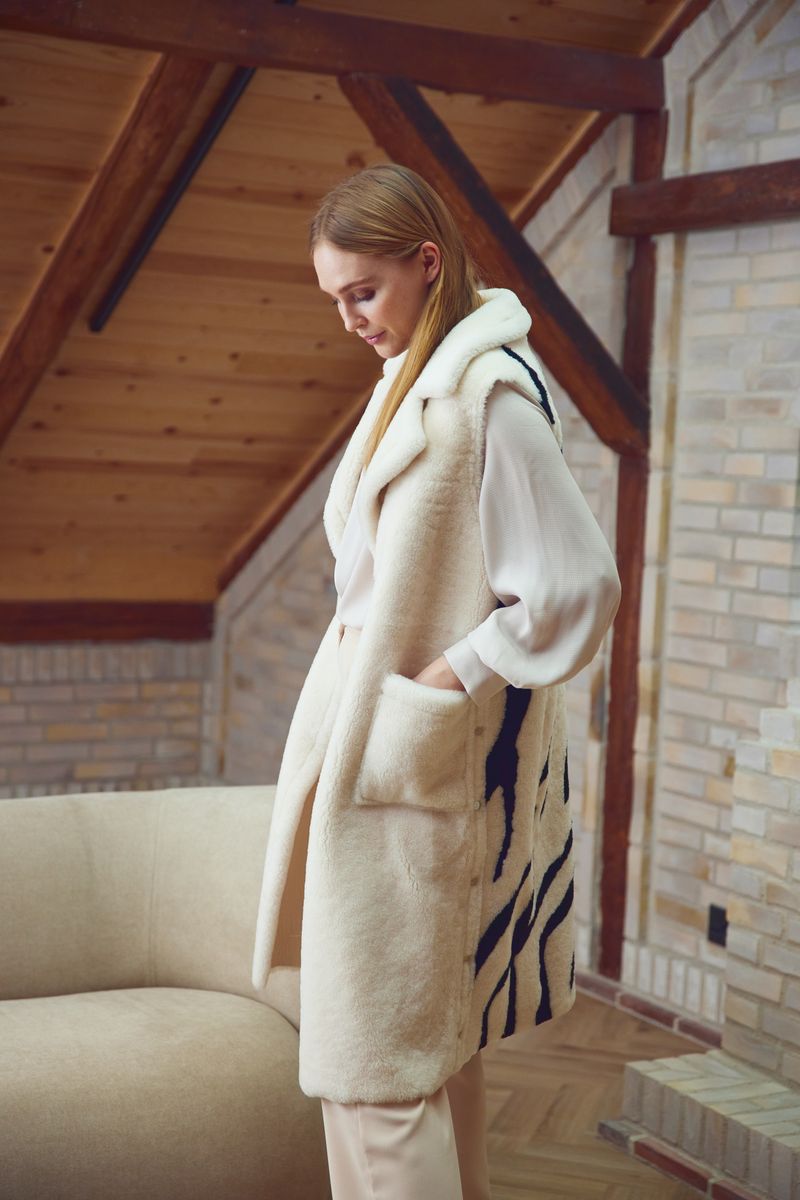 Raelynn Weste | Shearling Lammfell