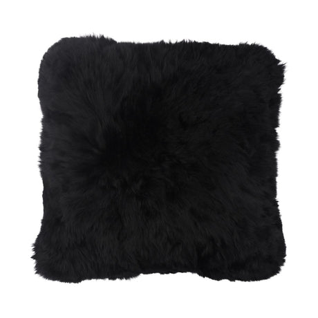Maxi Float Wollkissen | Alpaka Wolle | Einseitig | 130x180 cm Schwarz