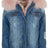 Riley Jacke | Denim, Waschbär Pink