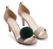Pompon Schuhclip | Nerz Fellschuhe | Sheepskinhouse.ch
