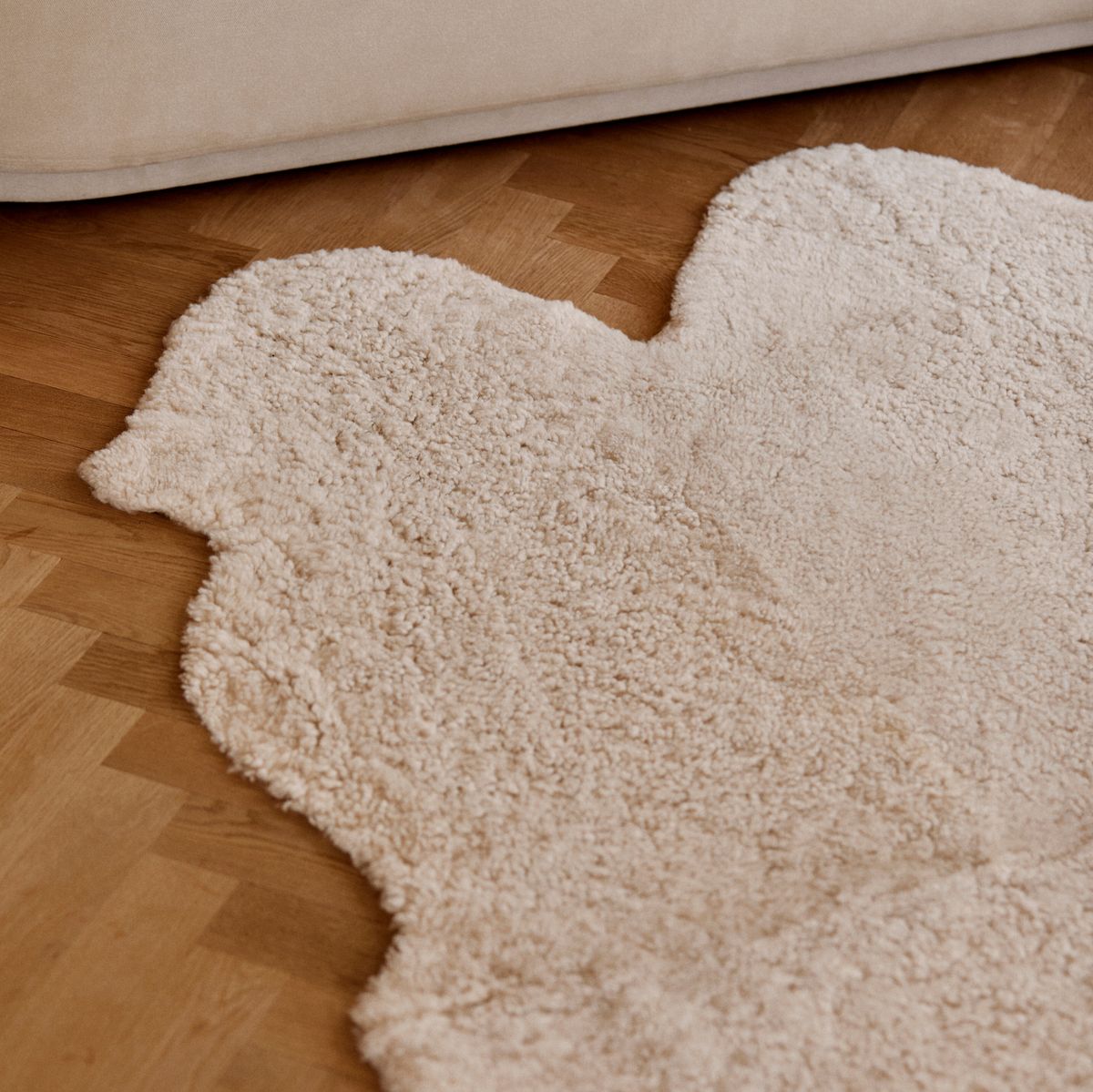 Lammfell Teppich Premium | Kurzhaar | Neuseeland | 180x120 cm Anthrazit
