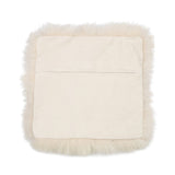 Fellkissenbezug | Langhaar | Neuseeland | 50,5x50,5 cm Leinen