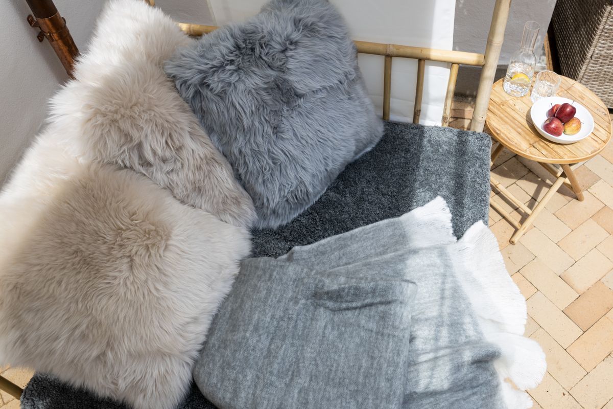 Mohairwolle Decke | 130x170 cm Decken | Sheepskinhouse.ch