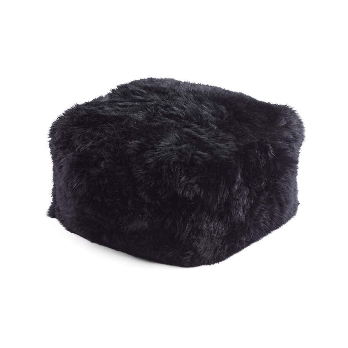 Lammfellpouf | Langhaar | Neuseeland | 50x50x32 cm Poufs | Sheepskinhouse.ch