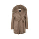 Charlott Mantel | Lammwolle, Fuchs Taupe