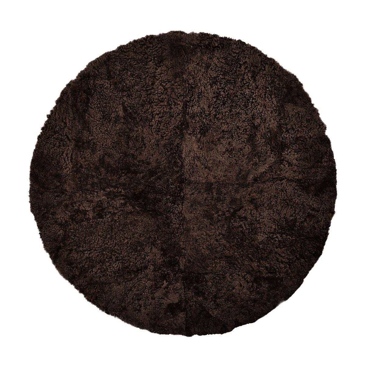 Lammfell Designerteppich | Kurzhaar | Neuseeland | D140 cm Teppiche | Sheepskinhouse.ch