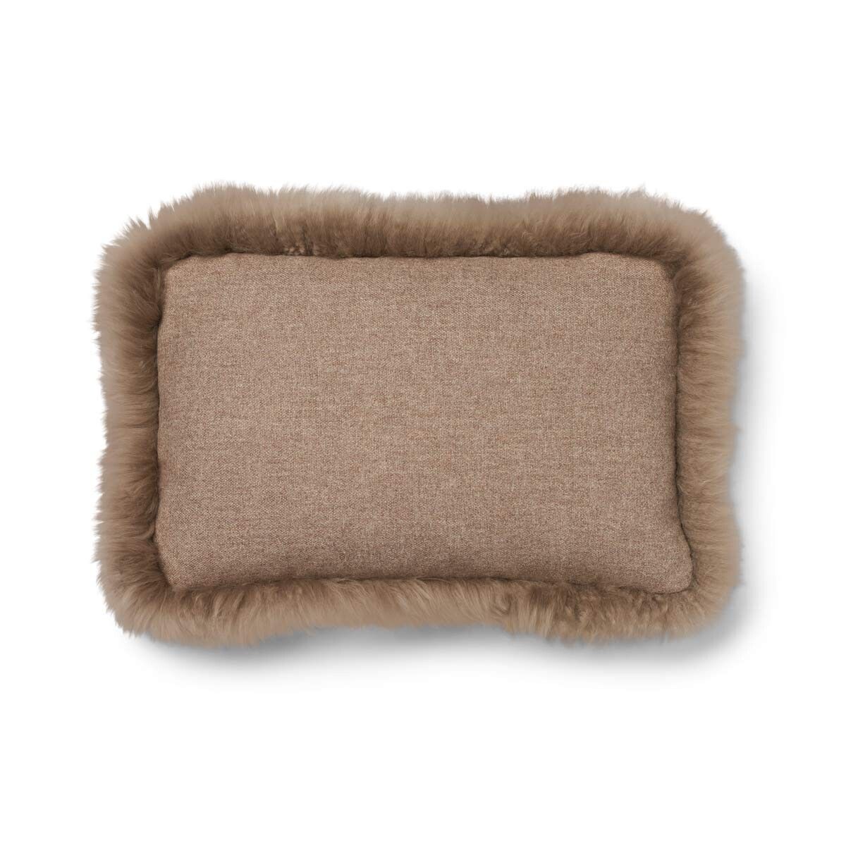 Wollkissen | 100% Wolle | Fellborte | 52x52 cm | 34x52 cm Fellkissen | Sheepskinhouse.ch