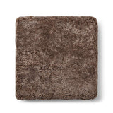 Lammfellhocker | Kurzhaar | Neuseeland | 40x40x35 cm Taupe