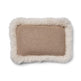 Wollkissen | 100% Wolle | Fellborte | 34x52 cm Beige/Leinen