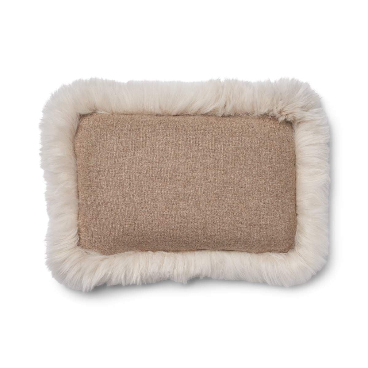 Wollkissen | 100% Wolle | Fellborte | 52x52 cm | 34x52 cm Fellkissen | Sheepskinhouse.ch