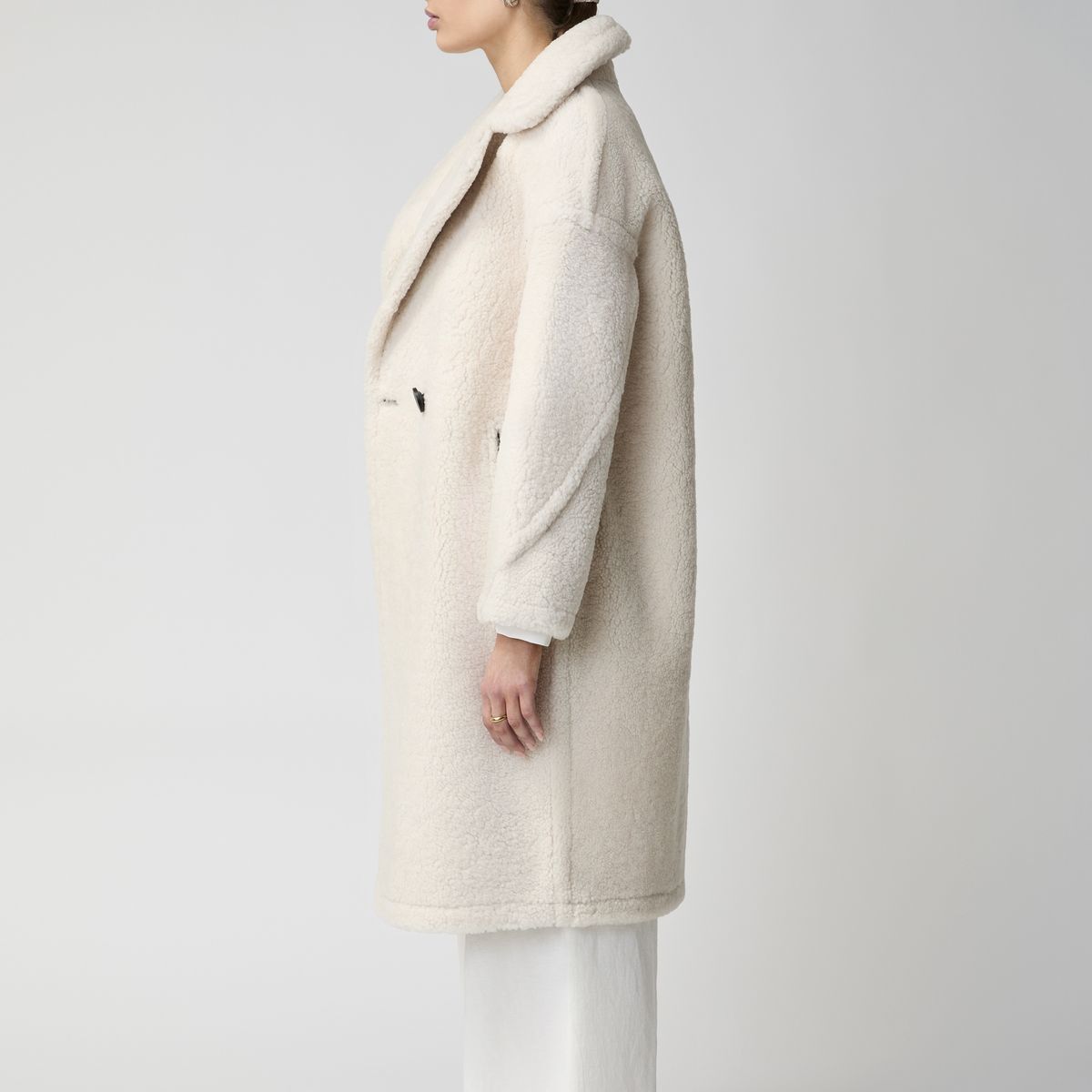 Lammfellmantel Savannah | Damen | Lammwolle Beige