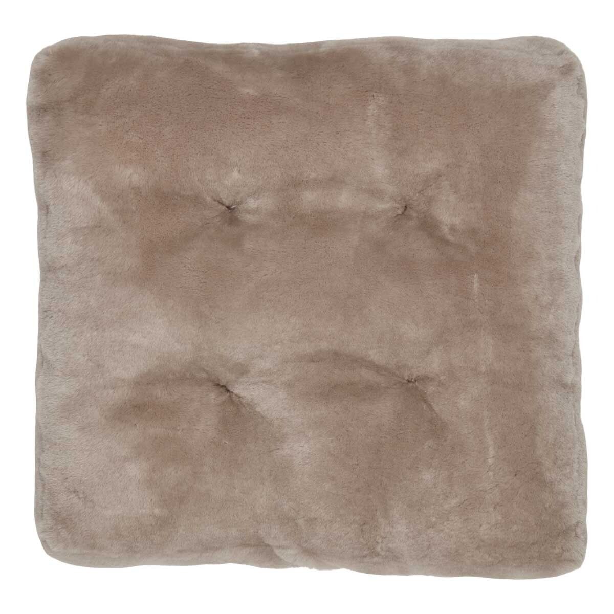 Lammfellkissen | Neuseeland | Mokassin | 45x45 cm Sitzkissen | Sheepskinhouse.ch