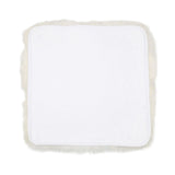 Sitzkissen | Langhaar | Neuseeland | Stoffrückseite | 40x40 cm Weiß