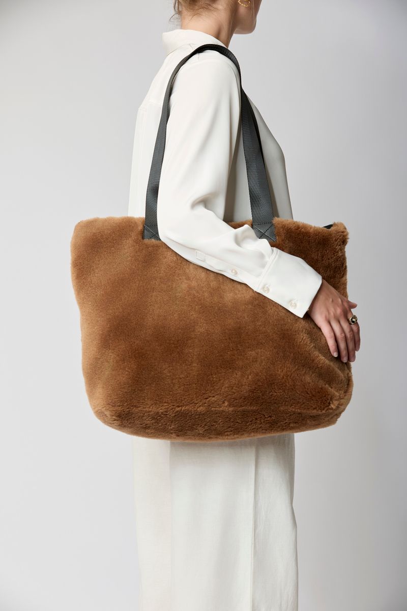 Norma Shopper | Neuseeland | Lammwolle Teddybraun