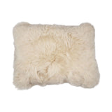 Fellkissen | Langhaar | Neuseeland | 35x45 cm Leinen
