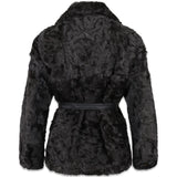 Valeria Jacke | Kalgan Lammfell Dunkelgrau