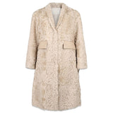 Sofia Jacke | Kalgan Lammfell Beige